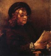 REMBRANDT Harmenszoon van Rijn, Titus Reading